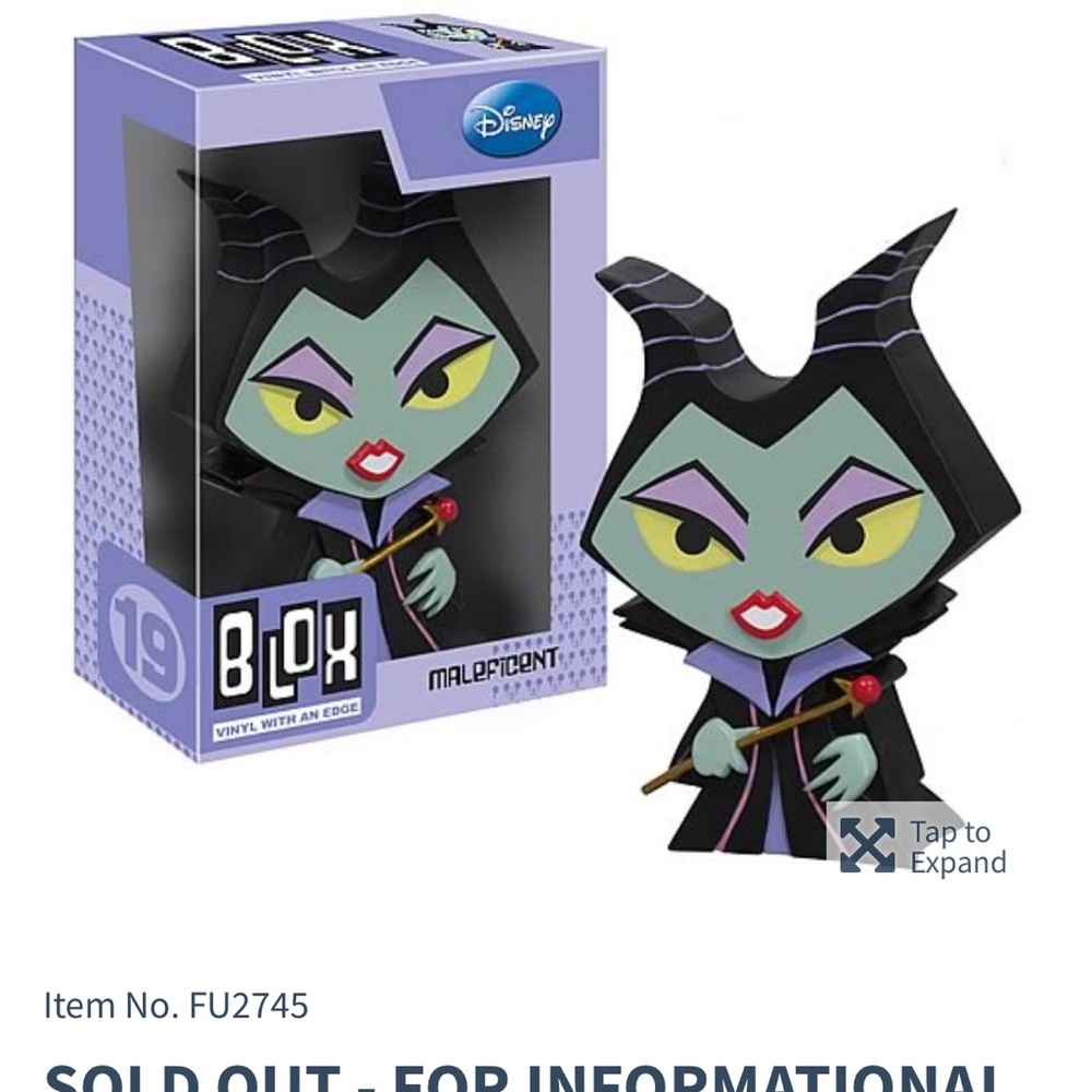 NIB Funko Blox Maleficent